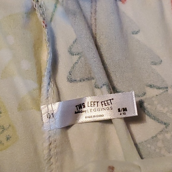 Two Left Feet Christmas leggings. 2 sizes. NWT - Picture 2 of 3